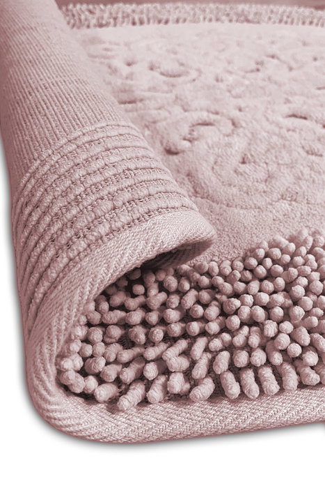 Mijölnir Juego de alfombrillas de baño Piante Oval - Pink Mijölnir Juego de alfombrillas de baño Piante Oval - Pink
